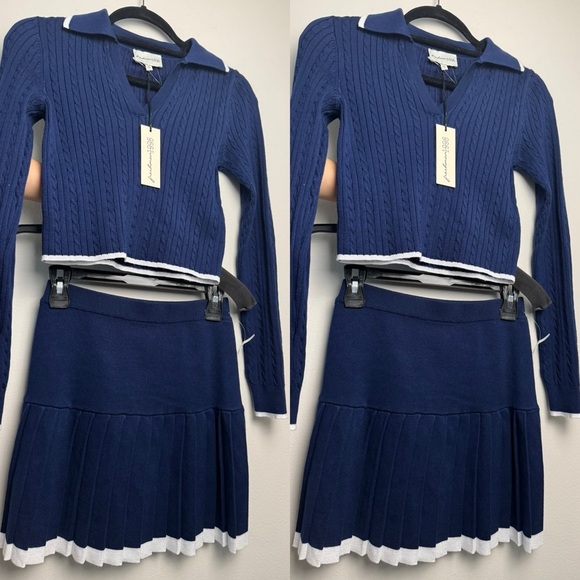 FRESHMN Elegant Parchwork Slim Fit Two Piece Size S NWT - Picture 3 of 10